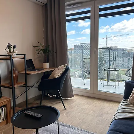 Lubelak Z Widokiem Na Panorame Miasta - Centrum Lejlighed