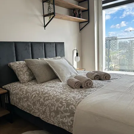 Apartment Lubelak Z Widokiem Na Panorame Miasta I Klimatyzacja I Parking Podziemny I Centrum Lublin
