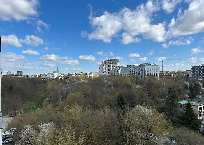 Lubelak Z Widokiem Na Panorame Miasta - Centrum Apartamento