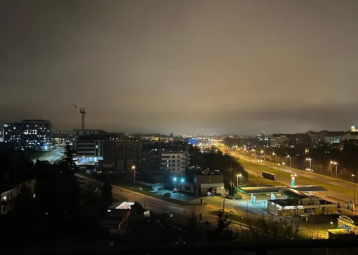 Lubelak Z Widokiem Na Panorame Miasta - Centrum Apartamento